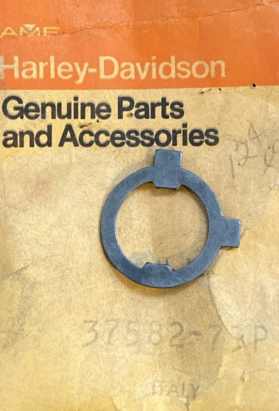 LAVADORA DE BLOQUEO tuerca de piñón Aermacchi Harley Z90 X90 TX125 SX125 NOS 37582-73P Foto 1 de 1