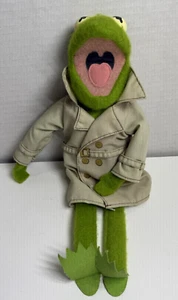 Fisher Price Vintage Kermit The Frog Muppet Detective Plush #857 Jim Henson 1981 - Picture 1 of 13