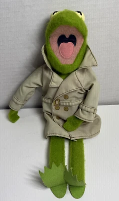 Peluche Fisher Price Vintage Kermit The Frog Muppet Detective #857 Jim Henson 1981 Foto 1 de 4