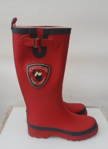 Damen Gummistiefel Wild Forest rot Gr. 37 neuwertig - Bild 1 von 7