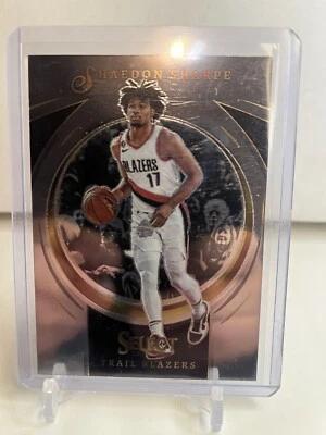 2022-23 Panini Select - Select Certified #1 Shaedon Sharpe (RC) - Image 1 of 2