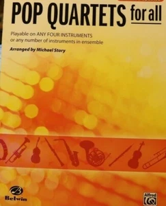 Percussion: Pop Quartets for All by Michael Story nplayed New - Picture 1 of 4