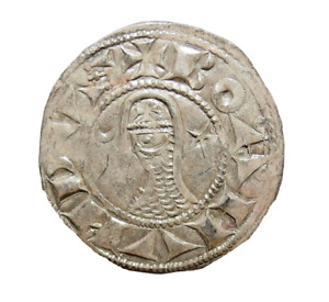 Rare CROISADES Denier Argent Bohemond III Antioche - 1,02g
