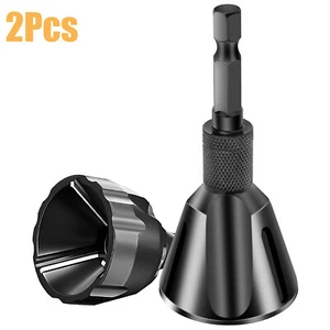 2x Drill Bit Deburring 3-25mm 3-20mm External Chamfer Tool Hex Shank Remove Burr - Picture 1 of 7