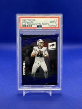 2021 Panini Prestige Blue Premium Xtra Points #16 Josh Allen /249| PSA 10 | Pop1