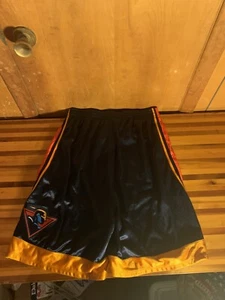 Pantalones Cortos NBA Golden State Warriors Baloncesto Reebok Azul Marino/Naranja Juego Talla 38 - Imagen 1 de 5