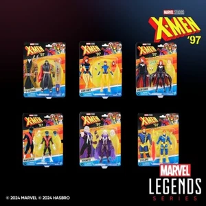 2024 Marvel X-MEN '97 Retro Legends Animated Wave 2 Set of Six 6" Hasbro Figures - Picture 1 of 24
