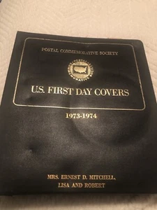 POSTKARTE Gedenkgesellschaft USA ERSTER TAG COVERS BUCH 1974-76 30 Seiten - Bild 1 von 6