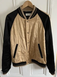 Saint Laurent Paris, Satin Varsity/teddy Jacket EU50, Slimane - Picture 1 of 4