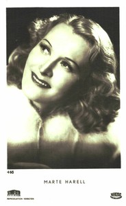 Marte Harell  * Original -Starfoto Hasemann- Postkarte Postcard * Nr. 4554 e