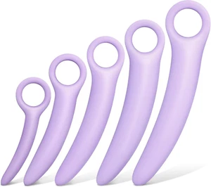 5 Size Silicone Pelvic Floor Muscle Dilator Exerciser Trainer Set Silicone Dilat - Picture 1 of 12