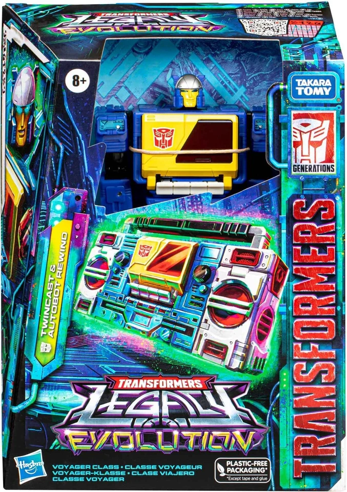 Hasbro Transformers Twincast & Rewind 7in Action Figure Collection - F7208