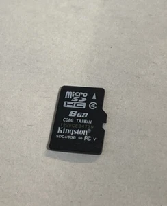 Kingston 8GB Micro SDHC Memory Card @CPU35 - Picture 1 of 1