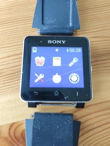 Sony SW2 Android Smartwatch Includes Two Original Straps - Picture 1 of 7