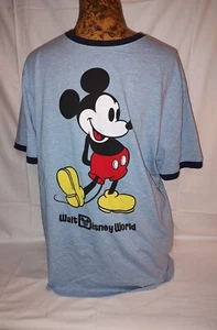 VTG Walt Disney World Mickey Blue Graphic Tee M - Picture 1 of 3
