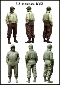 Evolution Miniatures 35100 , US TANKMAN WWII (1 figure), SCALE 1:35 - Picture 1 of 1