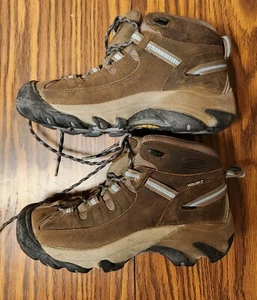 Keen Targhee II Womens Size 7 US Gray Blue Dry Waterproof Hiking Boots 1010137 - Picture 1 of 5
