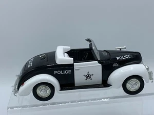 Liberty Classics- 1940 Ford Convertible Police Car Bank 1:25 60001 w/Box - Picture 1 of 11