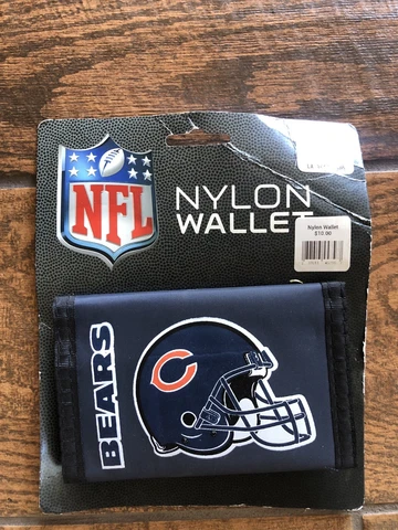 Chicago Bears Nylon Trifold Wallet Cover