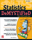 Stan Gibilisco Statistics DeMYSTiFieD (livre de poche) démystifié