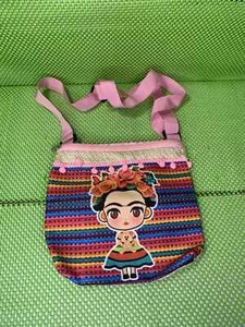 FRIDA Handtasche 100% Mexikanische Kunst Handtasche Bolsa Artesanal Mexicana Mädchen Tasche Quasten - Bild 1 von 12