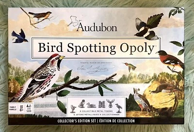 Audubon Bird Spotting Opoly Collectors Edition Board Game NEW - Image 1 of 4