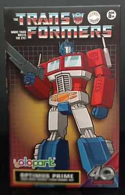 YOLOPARK 2024 TRANSFORMERS G1 AMK MINI SERIES OPTIMUS PRIME 5" ROBOT MODEL KIT - Image 1 of 4