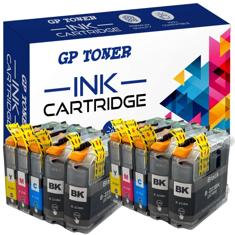 GP TONER Toner XXL compatibile per Brother LC223 MFC-J480DW MFC-J5320DW