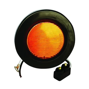 Fortpro 2-1/2" Amber Round Clearance/Marker Led Light with 13 LEDs and Amber Len - Bild 1 von 2