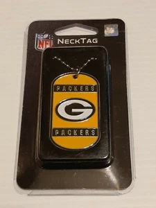 NFL Officially Licensed Neck Tag Dog Tag Necklace GREEN BAY PACKERS - Picture 1 of 6