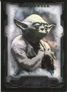 Star Wars Masterwork 2016 Base Card #8 Yoda - Picture 1 of 1