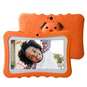 7" Kids Tablet PC 8GB Wifi Android 6.0 Learning PAD Dual Cameras Bundle Case - Picture 1 of 16