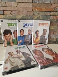 Psych - Staffeln 1 2 3 4 5 DVD Set - NEU / VERSIEGELT (UK). - Bild 1 von 1