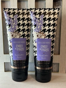 Bath & Body Works LAVENDER LUXE Emily In Paris Ultimate Crema Corporal 8oz Juego de 2 - Imagen 1 de 5