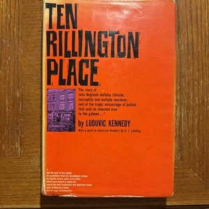 Ludovic Kennedy / THE RILLINGTON PLACE 1st Printing - Owned By Broadway Actress! - Picture 1 of 10