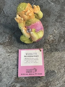 Escultura Mart - Dragon Keep Hatchlette #5152 Wishlette 1991 - Imagen 1 de 13
