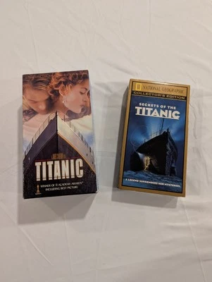 Original Titanic VHS Box Set VHS + Secrets Of The Titanic (Collector's Edition) - Image 1 of 4
