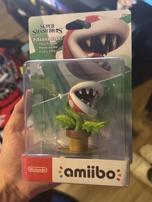 Nintendo Super Smash Bros Series - Amiibo Planta Piraña Nuevo En Caja  Foto 1 de 2