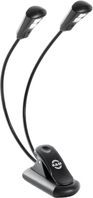 K&M König & Meyer12259 Lámpara de atril LED Flexlight recargable Batería Luz