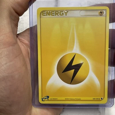 Pokémon Lightning Energy 109/109 RS EX Ruby & Sapphire NM/MT Pokemon Nintendo - Image 1 of 3