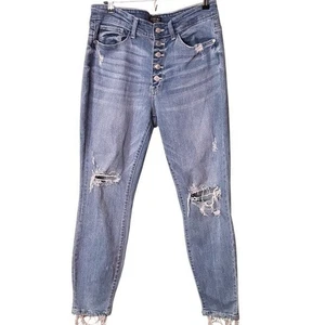 Judy Blue Boyfriend Fit Distressed Denim Jeans - Bild 1 von 8