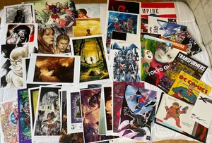 Zufälliger Kunstdruck und Poster Posten 15 Comic Con Thema Filme TV Comics LESEN - Bild 1 von 10