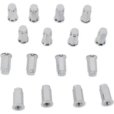 ITP Lug Nuts - 3/8in. Flat Base - Chrome ATV/UTV ALUG11BX 0223-0095 57-94137 - Image 1 of 4