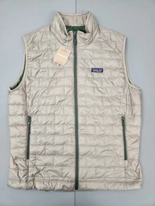 Patagonia Nano Puff Vest Seabird Grey Men's Size Large New With Tags - Picture 1 of 10