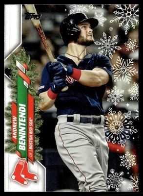 2020 Topps Holiday Andrew Benintendi Boston Red Sox #HW174 - Image 1 of 2