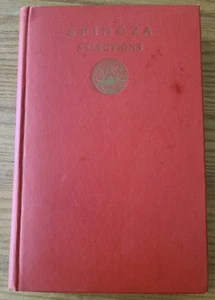 Spinoza Selections (John Wild First Edition- 1930) Hardcover W/ Dust Cover B BX - Picture 1 of 12