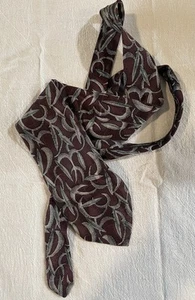80s Vintage Robert Talbott Best in Class 100% Silk Tie Designer Maroon - Picture 1 of 9