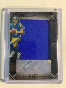2023 Panini Black #D /99 Stetson Bennett IV #SSRJ-4 RPA Rookie Patch Auto RC - Picture 1 of 2