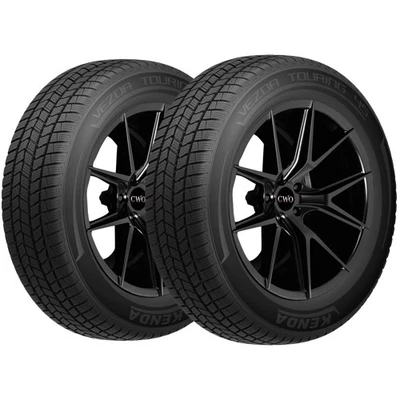 (QTY 2) P225/60R16 Kenda Vezda Touring 4S 98H SL Black Wall Tires - Image 1 of 4