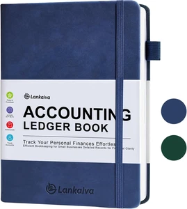 Accounting Ledger Book - Ledger Books Bookkeeping for Personal & Small Business - Picture 1 of 12